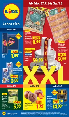 Vorschau von dem Prospekt des Geschäftes Lidl, gültig ab dem 27.07.2026