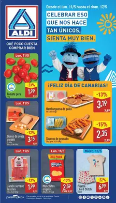 Vista previa del folleto de la tienda Aldi válido desde el 11/05/2026 