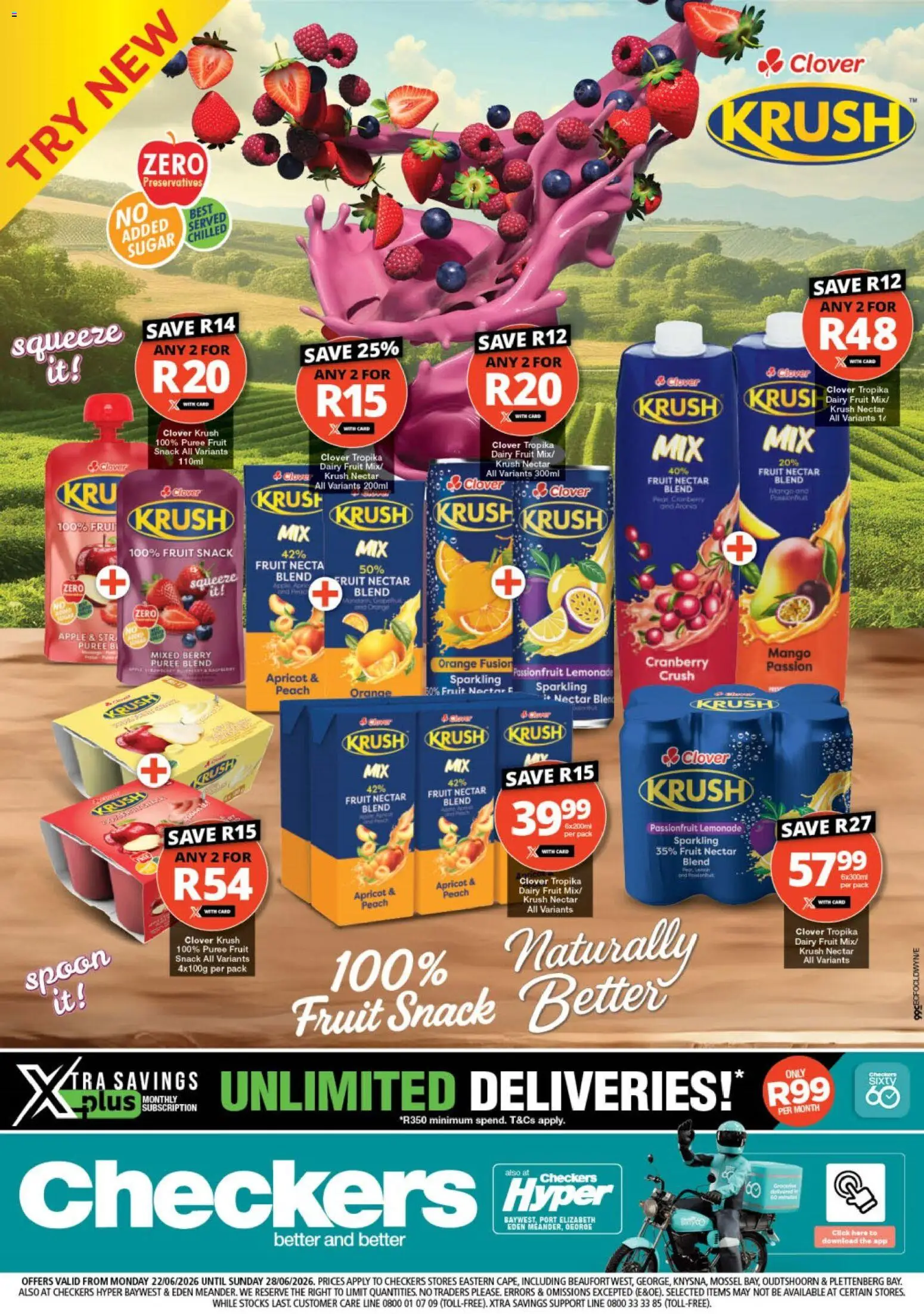 Preview of Checkers flyer valid from 22/06/2026