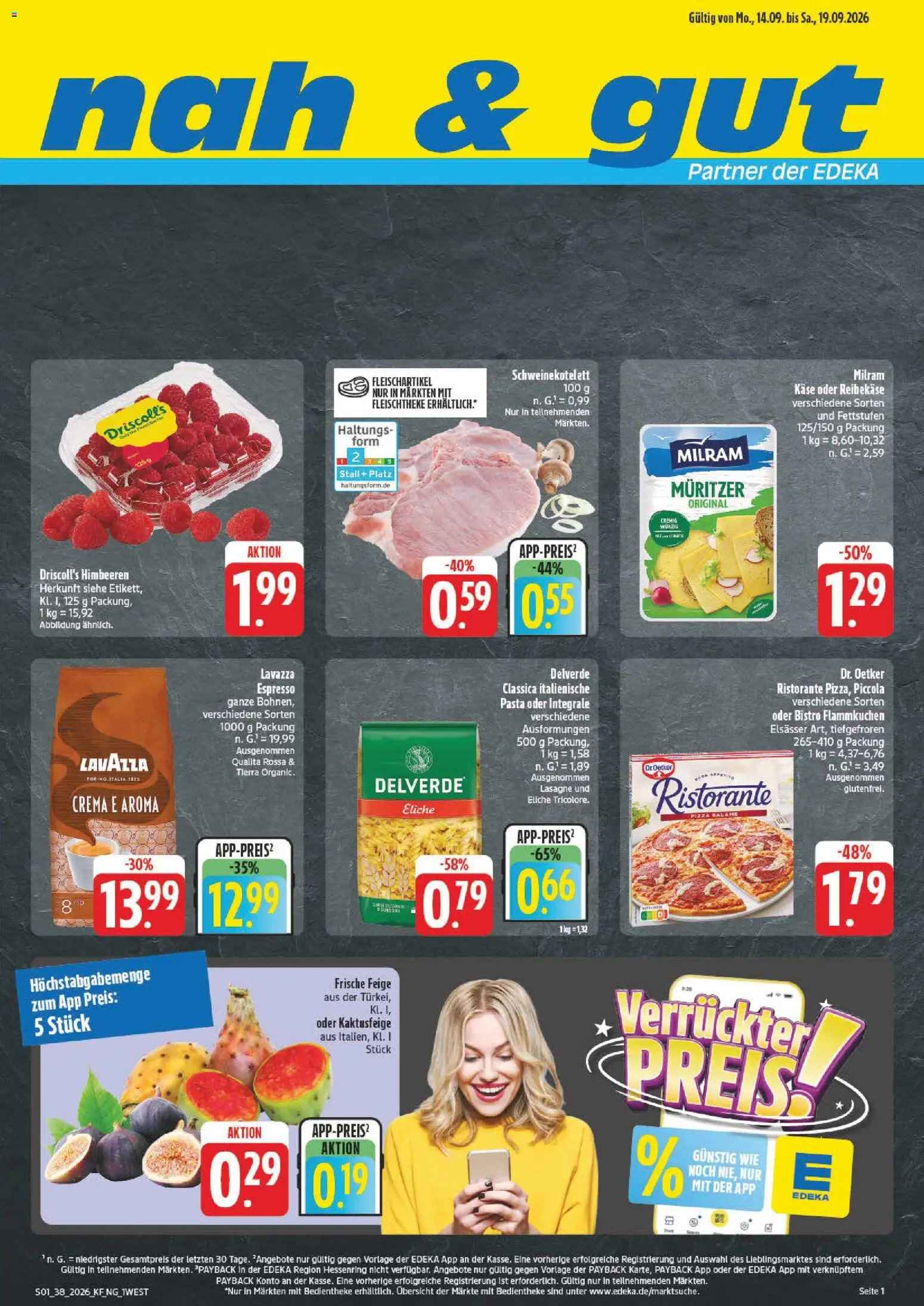 Vorschau von dem Prospekt des Geschäftes nah & gut, gültig ab dem 14.09.2026