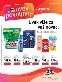 Pregled DM Drogerie kataloga - važi od 16.05.2026