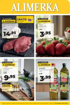 Vista previa del folleto de la tienda Alimerka válido desde el 27/04/2026 