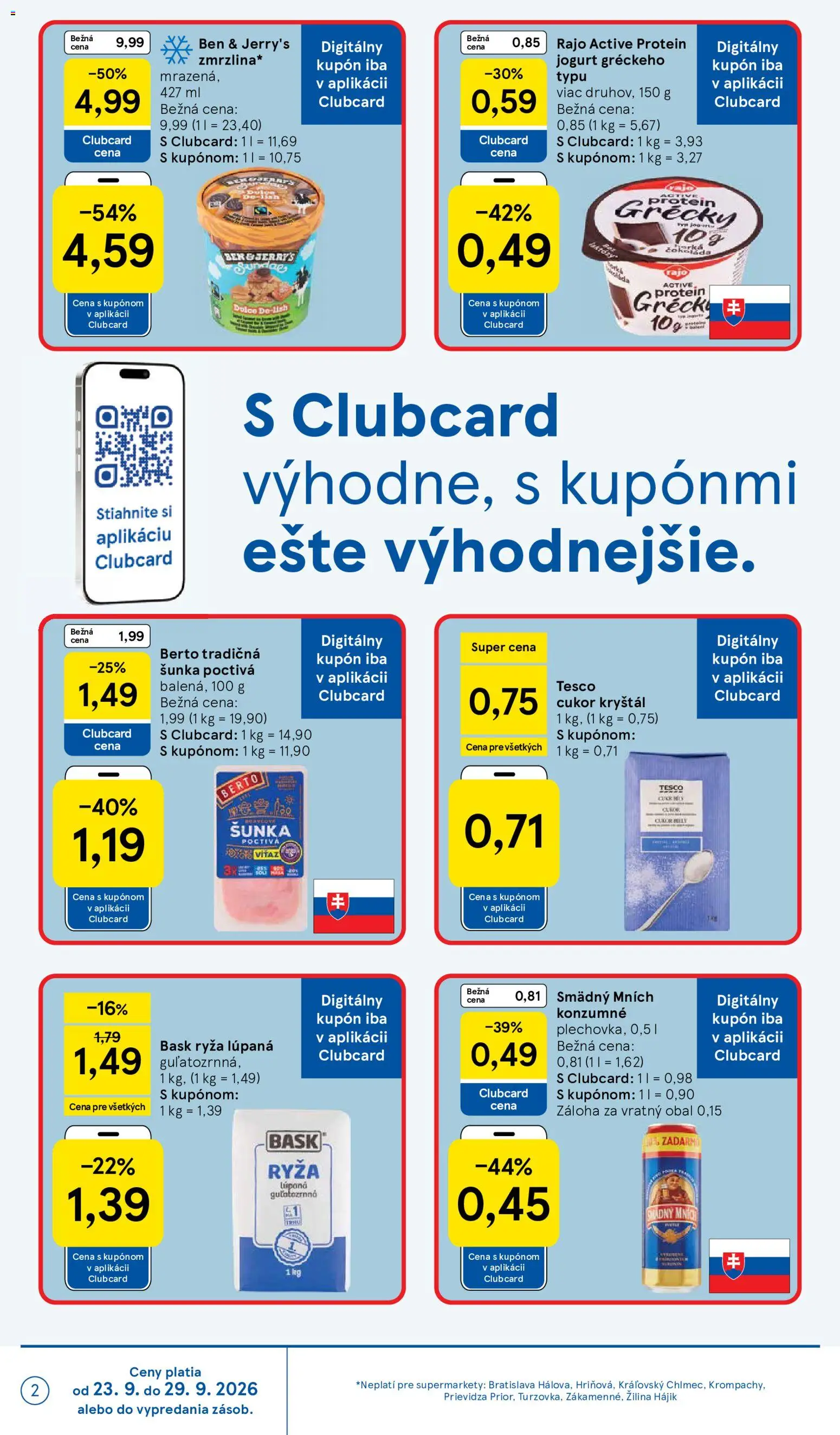 Náhľad Tesco letáku platného od 23.09.2026