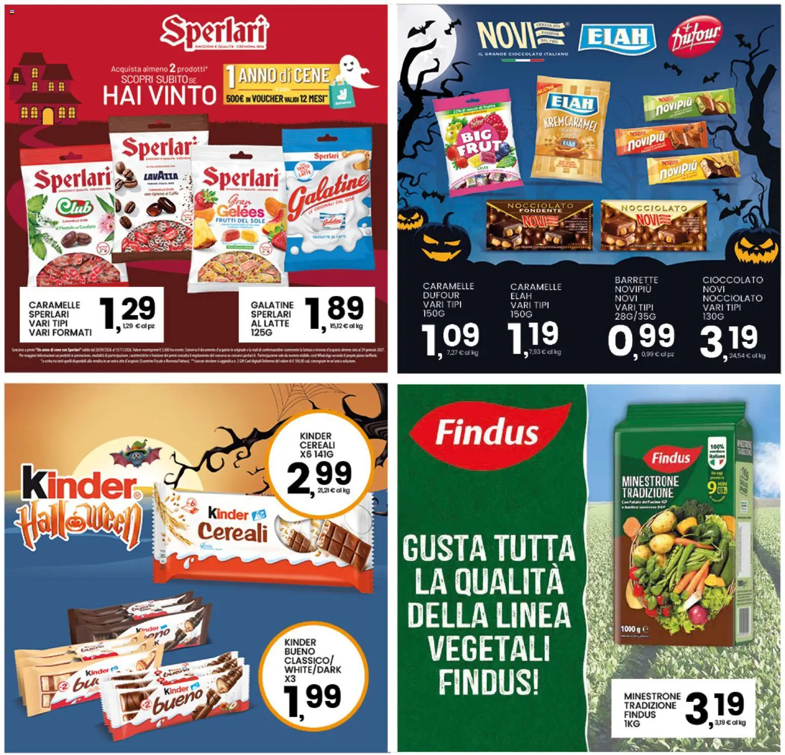 Anteprima dell'opuscolo Interspar volantino dal negozio Interspar valido da 22/10/2026 - Latte, Cioccolato, Lavazza, Cereali, Minestrone, Caramelle