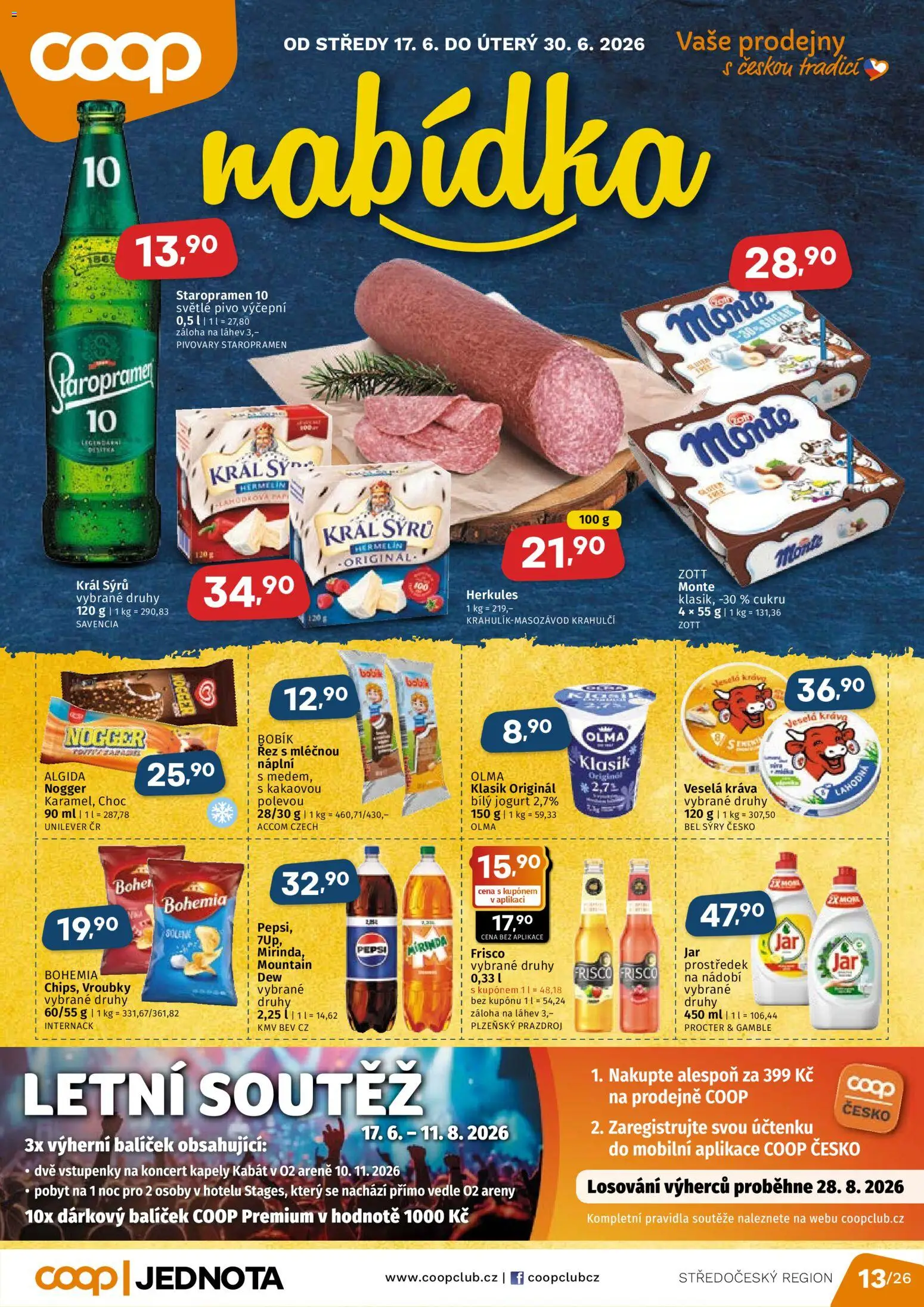 Náhled nabídky: Coop Coop leták - Středočeský region platný od 17.06.2026