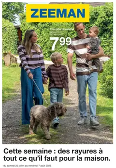 Prévisualisation de Zeeman Publicité du magasin Zeeman formulaire valide 25/07/2026