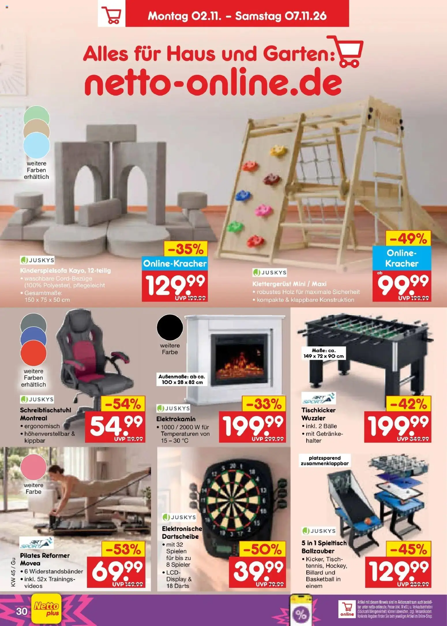Vorschau von dem Prospekt des Geschäftes Netto Marken-Discount, gültig ab dem 02.11.2026 - Basketball, Tisch