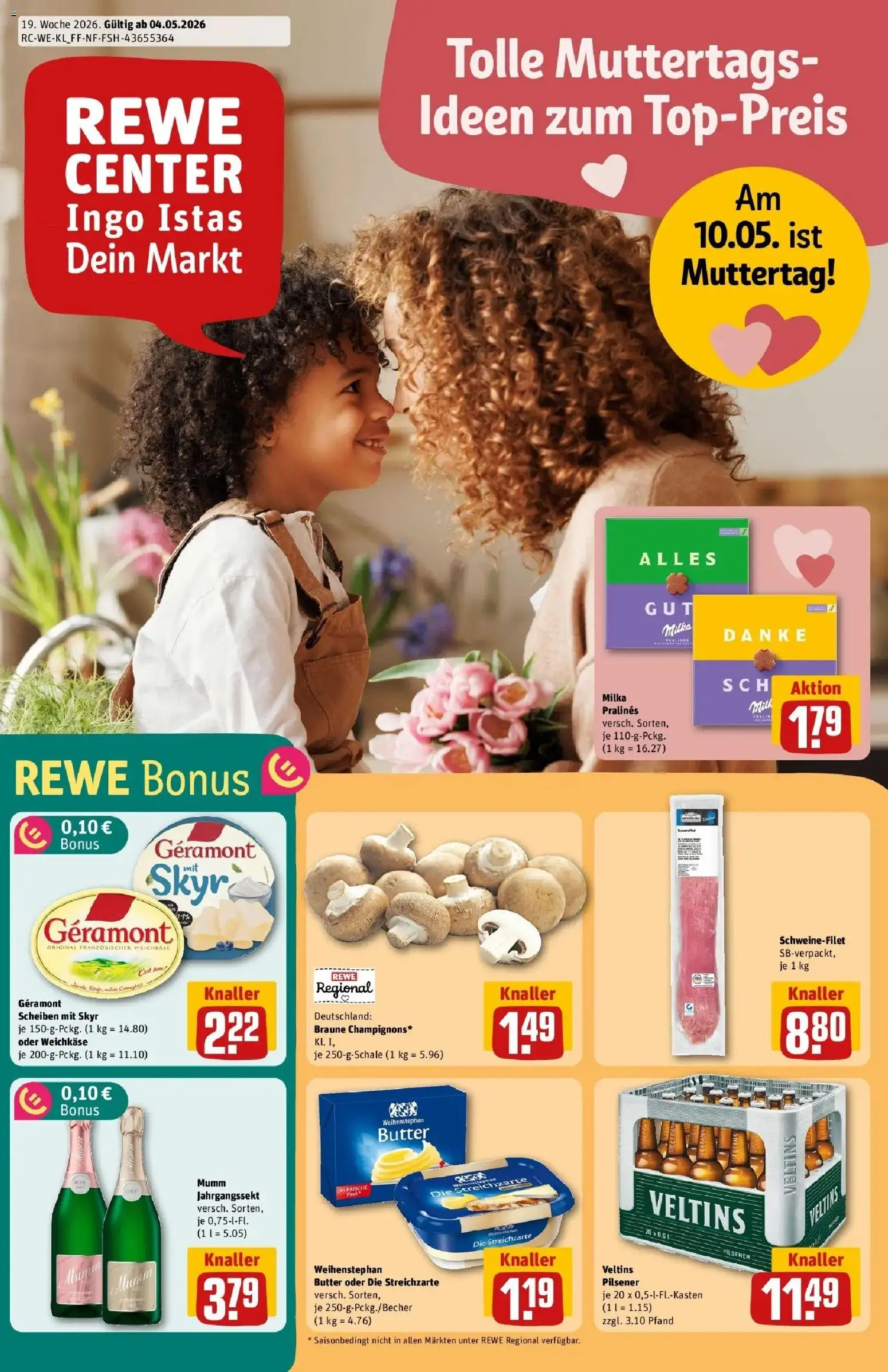 Vorschau von dem Prospekt des Geschäftes Rewe, gültig ab dem 04.05.2026