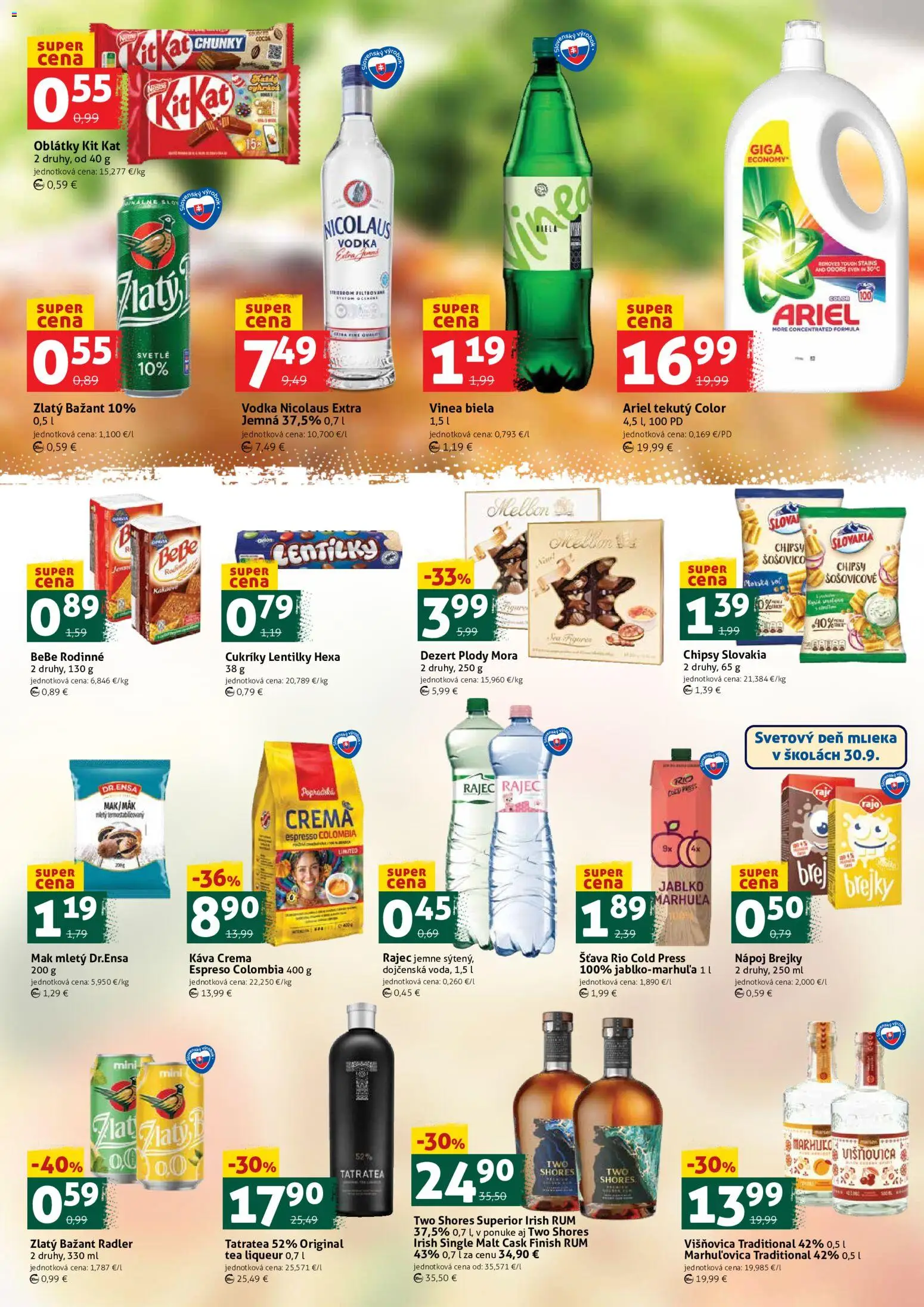Náhľad COOP Jednota letáku platného od 25.09.2026