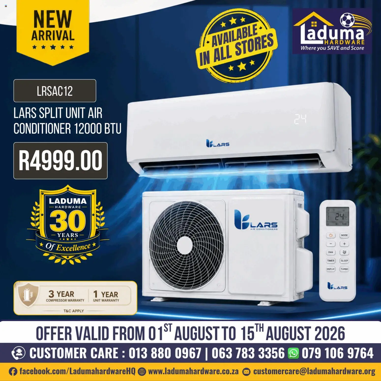 Preview of Laduma Hardware flyer valid from 01/08/2026
