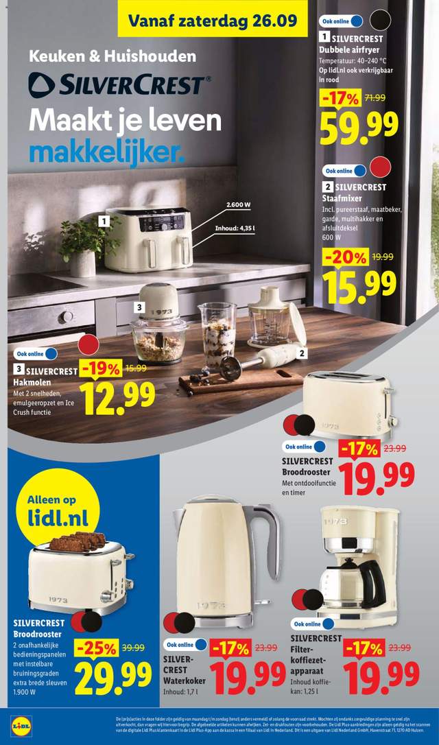 Nieuwe Lidl folder vanaf 21-09