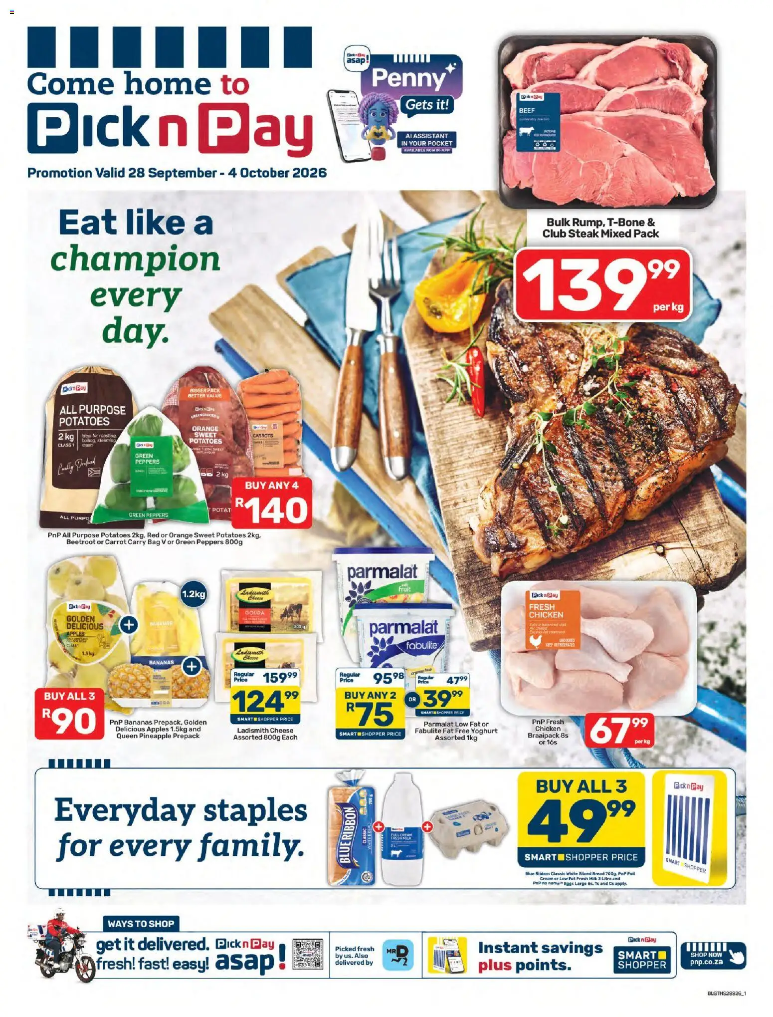 Preview of Pick n Pay flyer valid from 28/09/2026