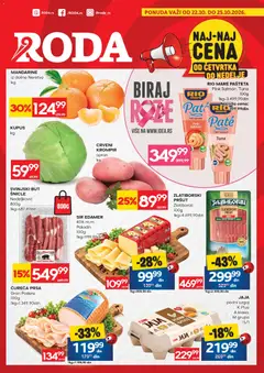 Pregled Roda kataloga - važi od 22.10.2026