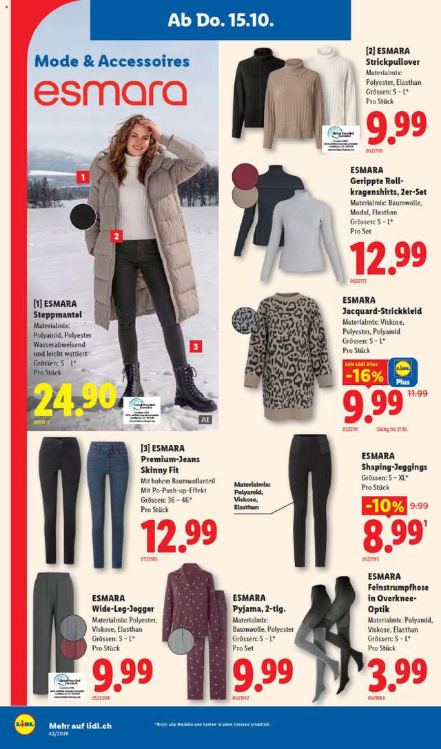 Neue Lidl Aktionen ab 15.10.