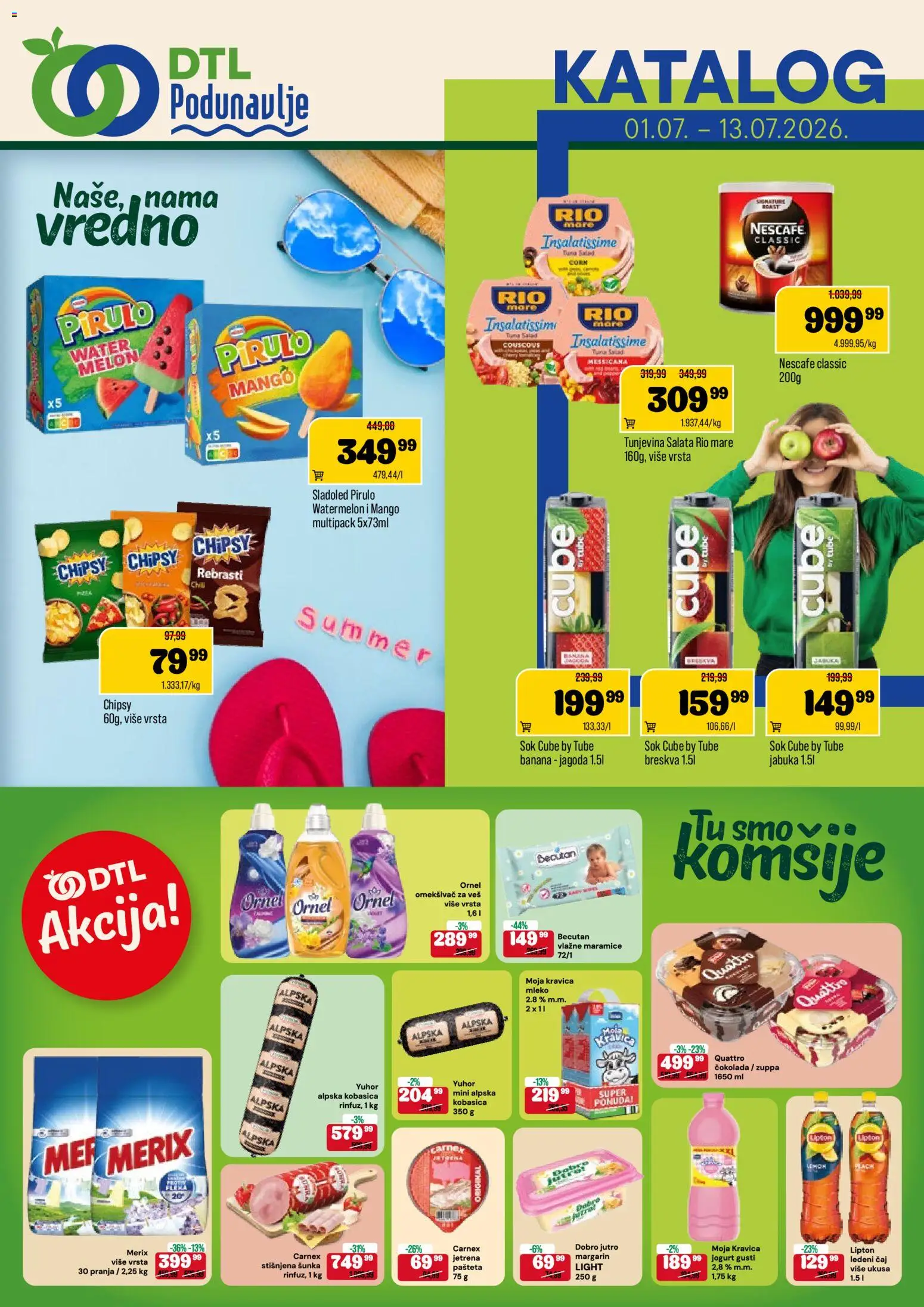Pregled Podunavlje kataloga - važi od 01.07.2026
