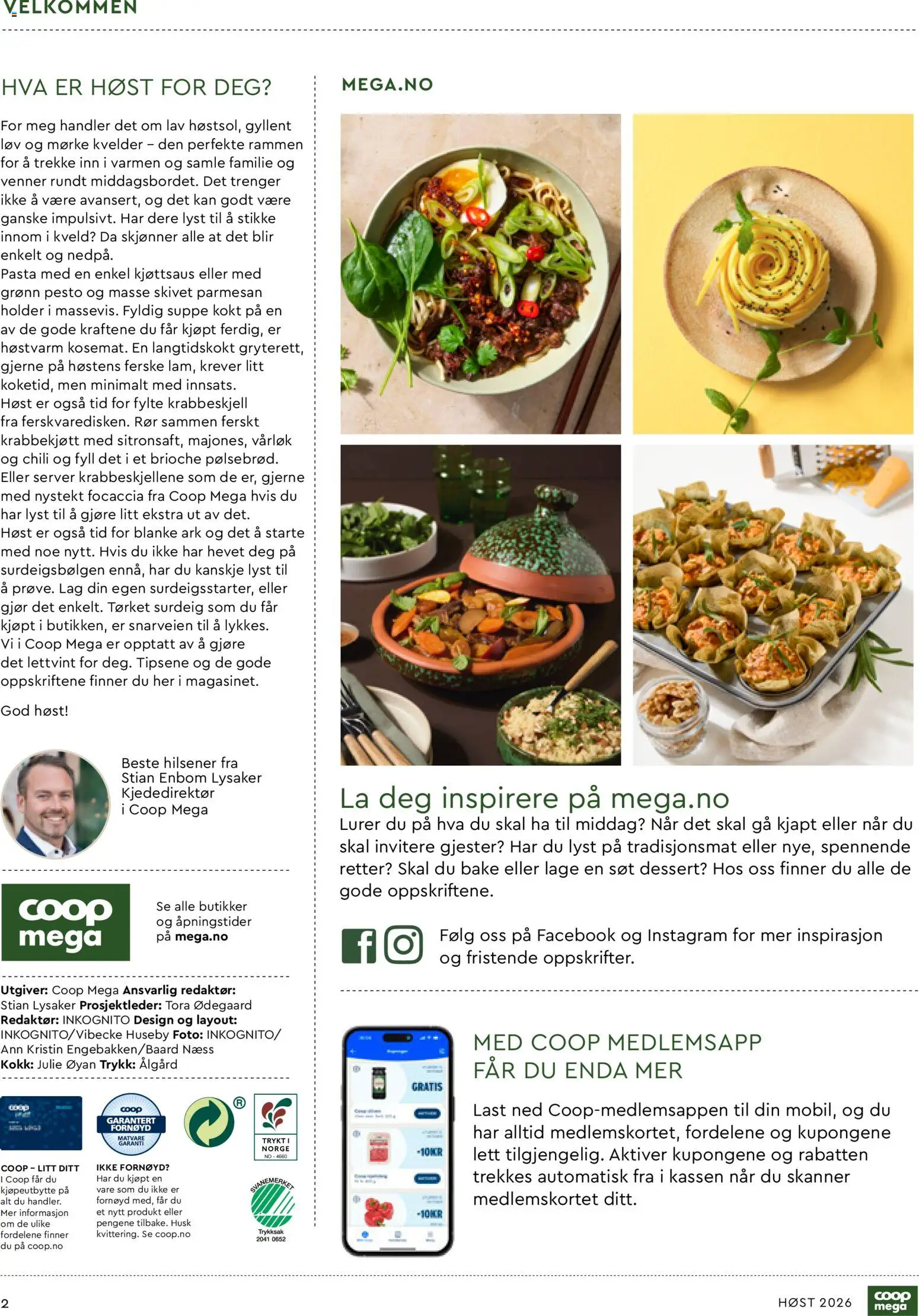 Forhåndsvis Coop Mega Høstmat fra butikk Coop Mega gyldig fra 24/08/2026