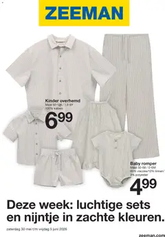 Voorbeeld van Zeeman folder van winkel Zeeman geldig vanaf 30-05-2026