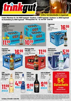 Vorschau von dem Prospekt des Geschäftes Trinkgut, gültig ab dem 27.04.2026