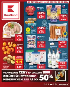 Náhľad Kaufland letáku platného od 22.10.2026