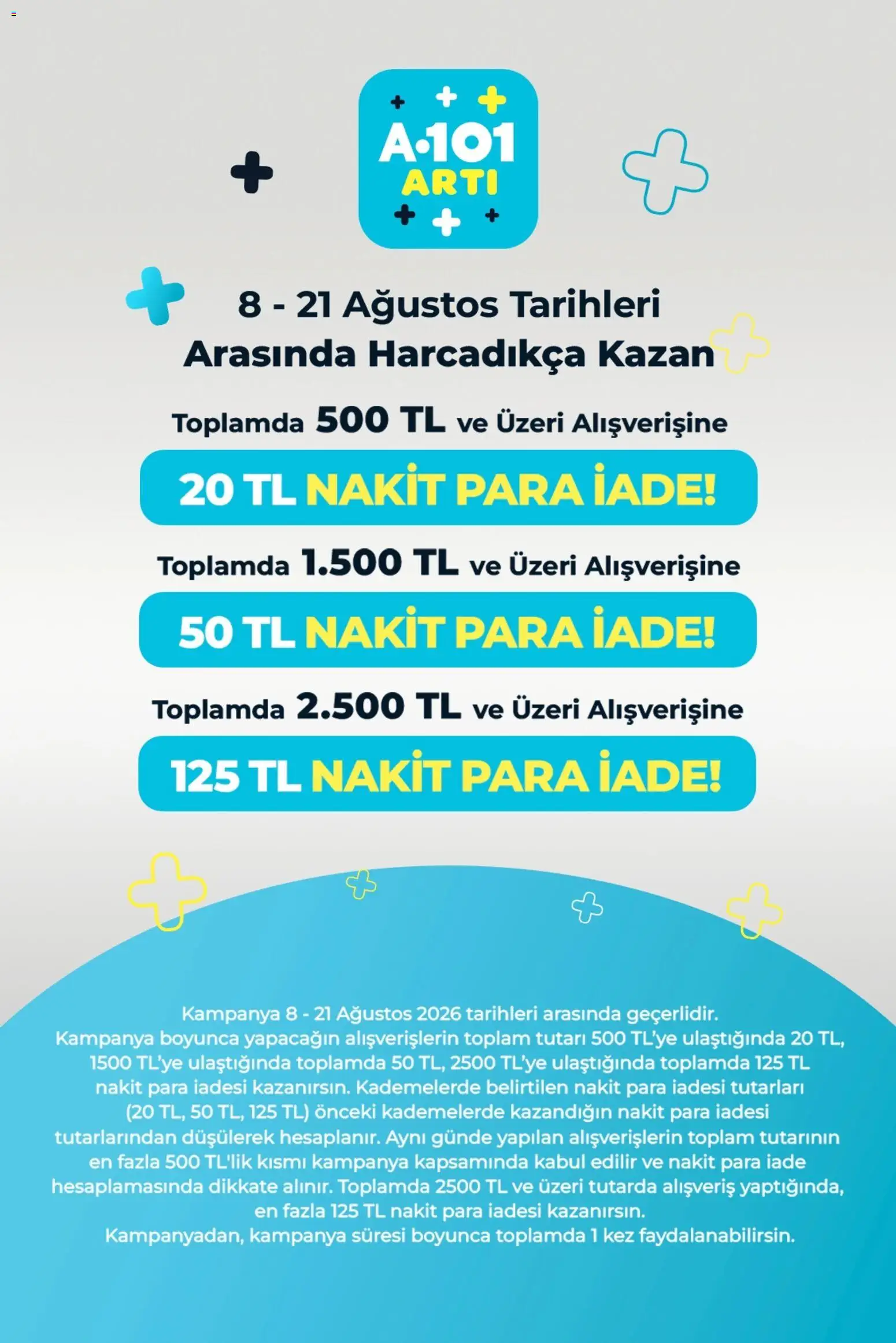 A101 A101 - Arti 08.08.2026 - Broşürünün önizlemesi