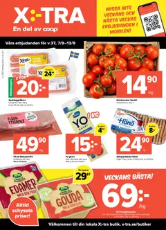 Förhandsgranska reklamblad Coop X:-TRA erbjudanden från butik Coop X:-TRA gäller från 07/09/2026