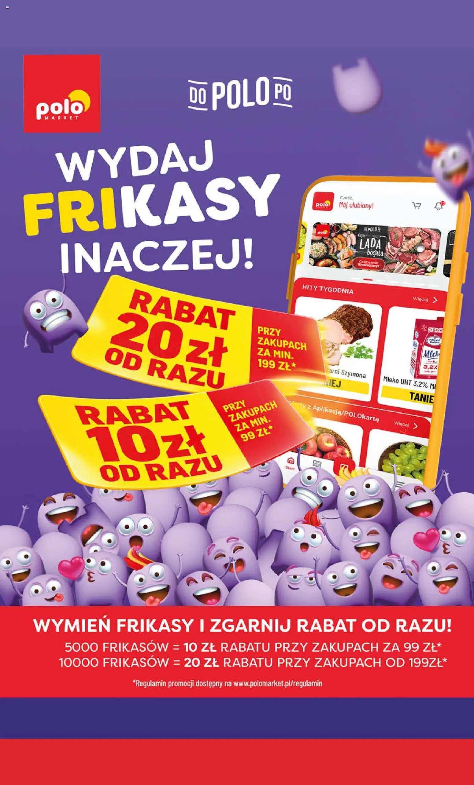 Pogląd gazetki "POLOmarket gazetka - Frikasowe Hity" ze sklepu POLOmarket ważnej od 21.10.2026