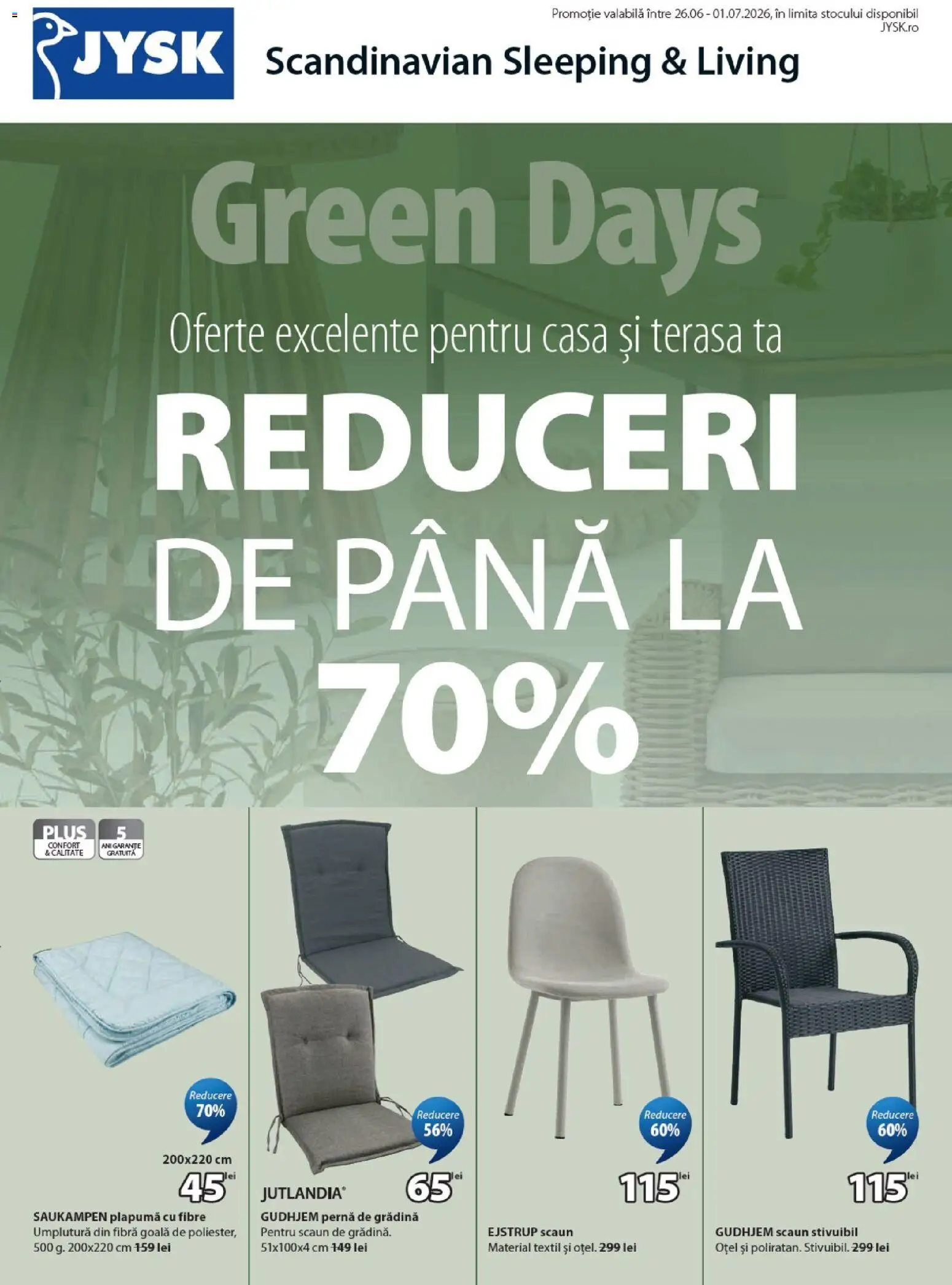 Previzualizarea de cataloage: JYSK JYSK Catalog valabil de la 26.06.2026