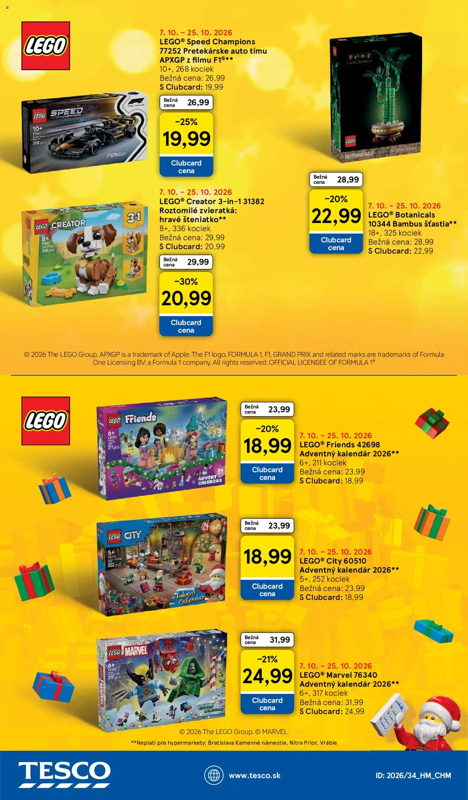 Tesco leták od 21.10.2026 - Tesco Hypermarket - leták Online