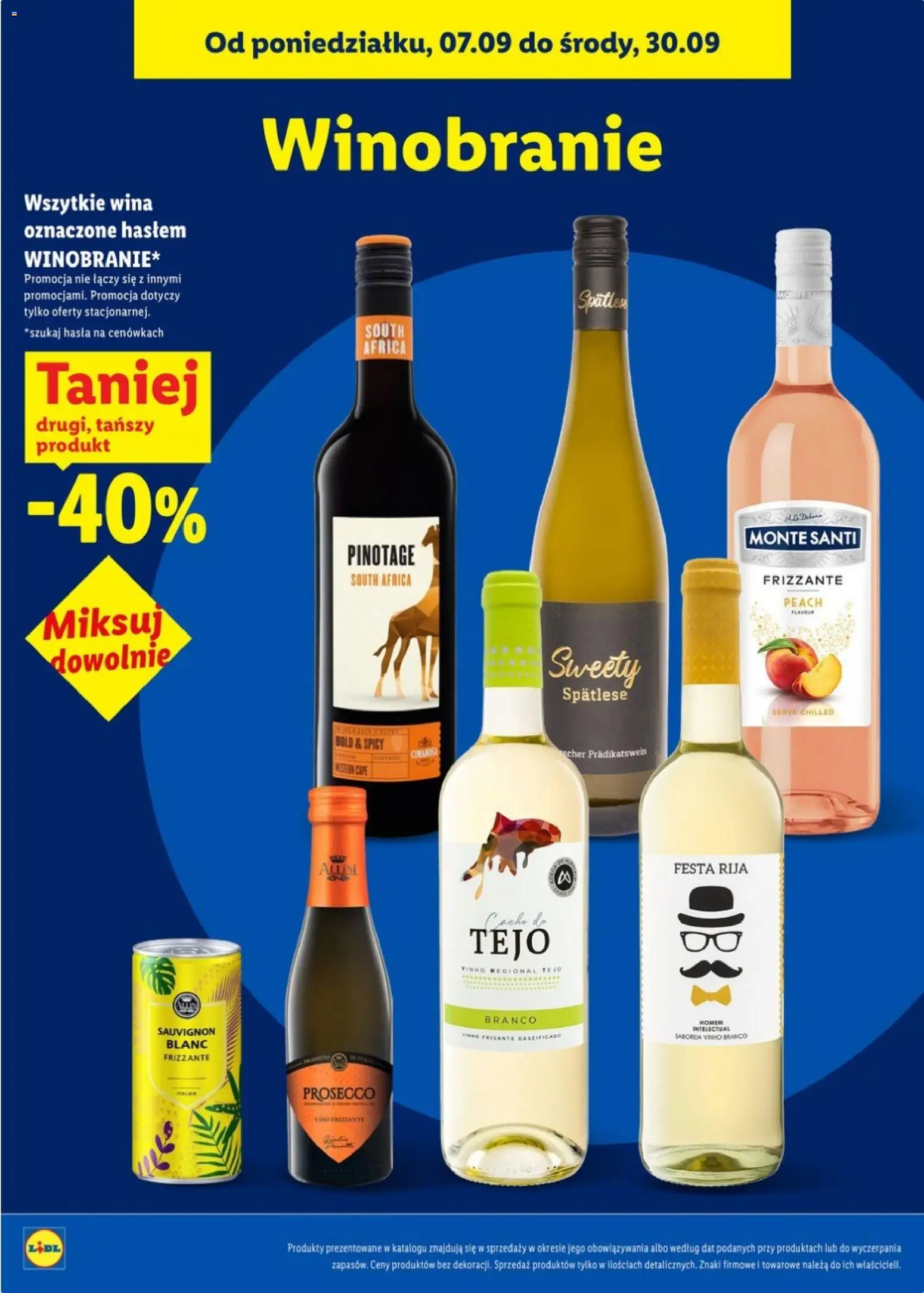 Pogląd gazetki "Lidl Katalog karta win" ze sklepu Lidl ważnej od 28.09.2026 - Prosecco, Sauvignon Blanc, Monte Santi