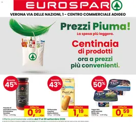 Anteprima dell'opuscolo Eurospar volantino Verona dal negozio Eurospar valido da 17/09/2026