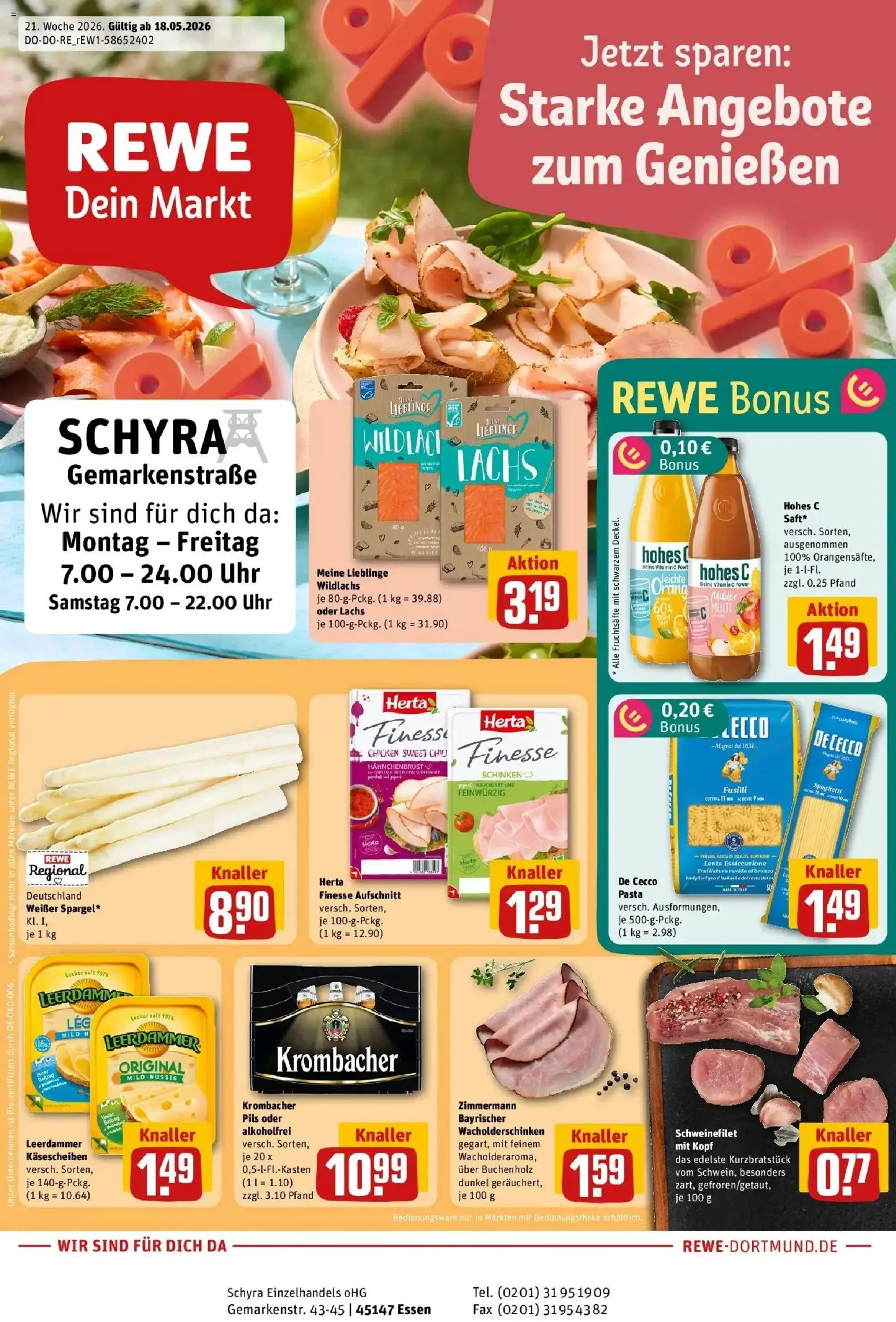 Vorschau von dem Prospekt des Geschäftes Rewe, gültig ab dem 18.05.2026