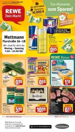 Vorschau von dem Prospekt des Geschäftes Rewe, gültig ab dem 29.06.2026