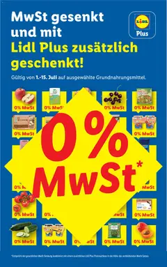 Vorschau der Angebote: Lidl Lidl 0% MwSt gültig ab 01.07.2026