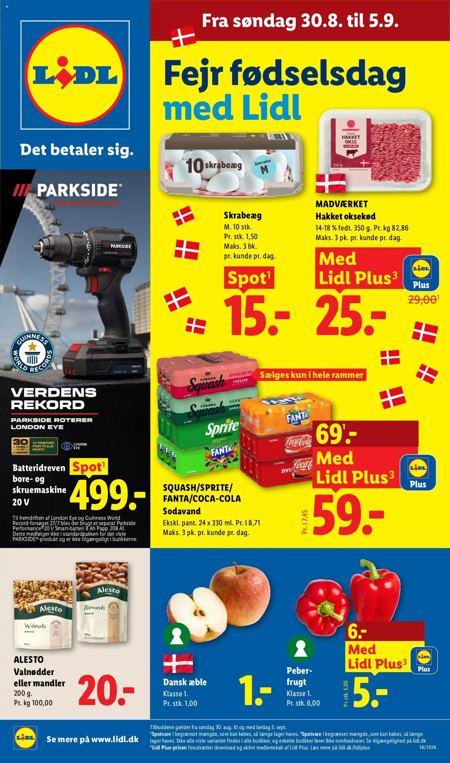 Eksempel på tilbudsavis Lidl - Tilbudsavis fra butik Lidl gyldig fra 30/08/2026