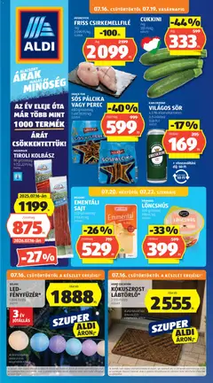 Aldi - Aldi akciós újság megtekintése, amely érvényes 2026.07.16.-től