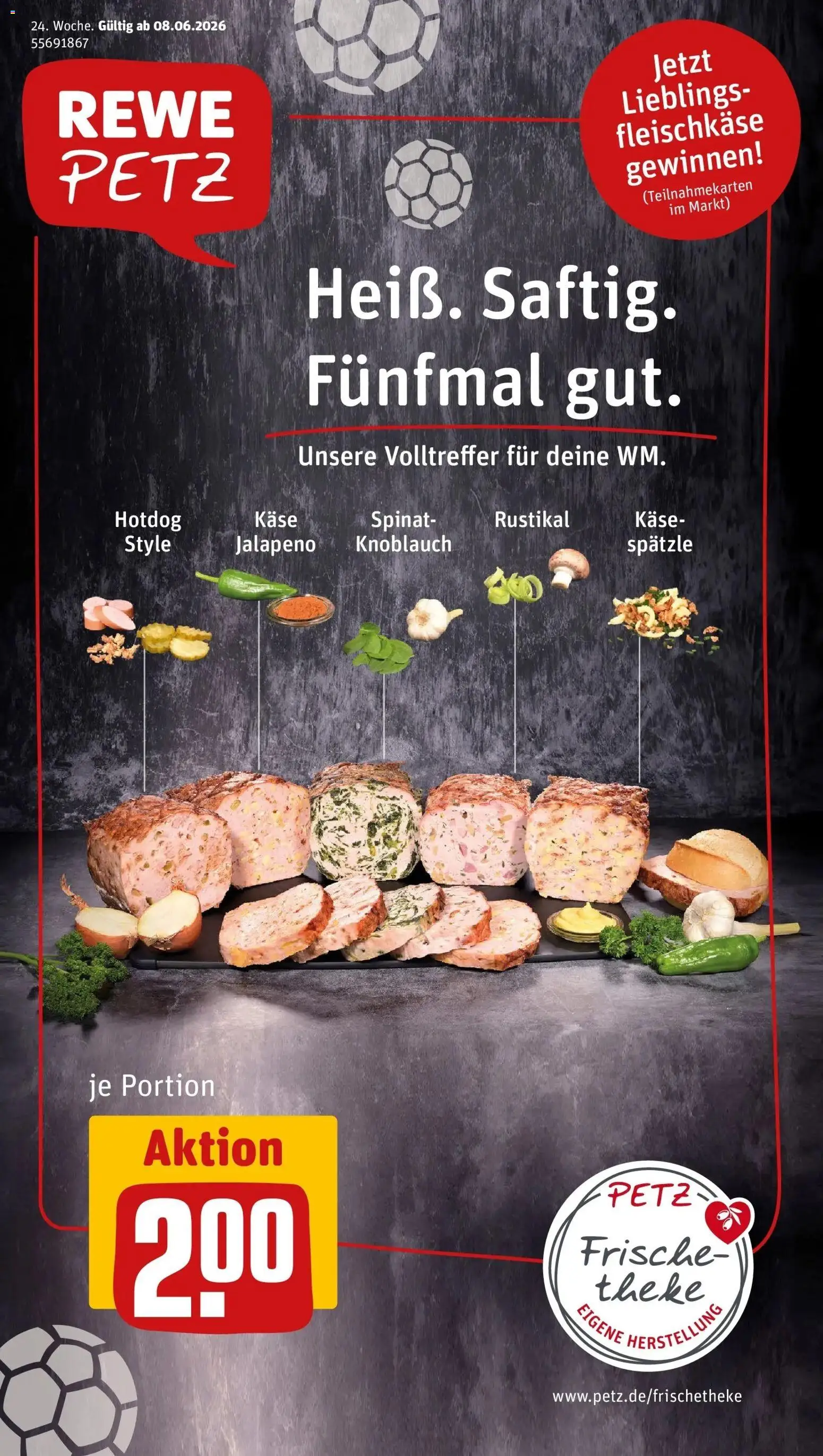 Vorschau von dem Prospekt des Geschäftes Rewe, gültig ab dem 08.06.2026