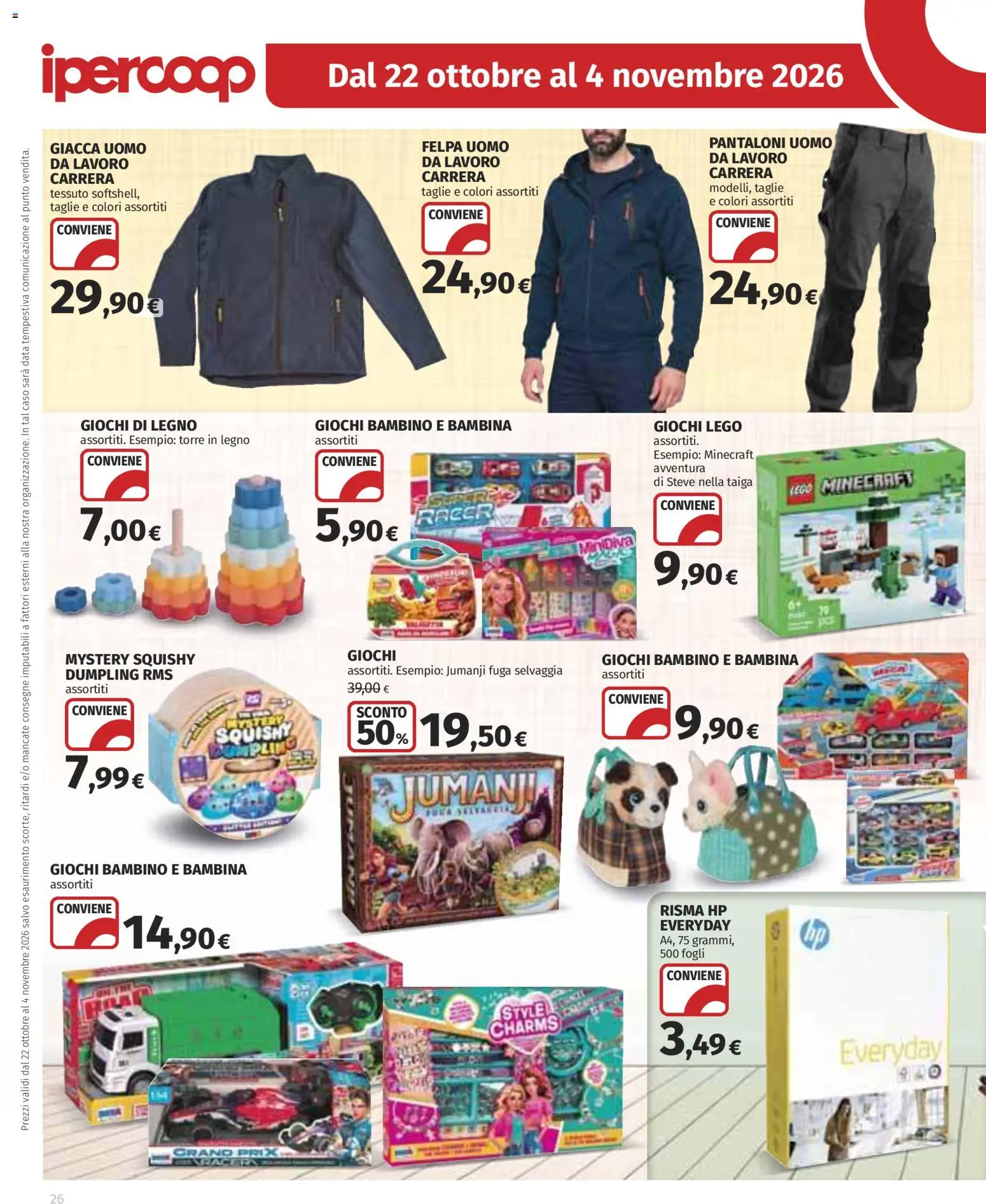 Anteprima dell'opuscolo Ipercoop volantino dal negozio Ipercoop valido da 22/10/2026