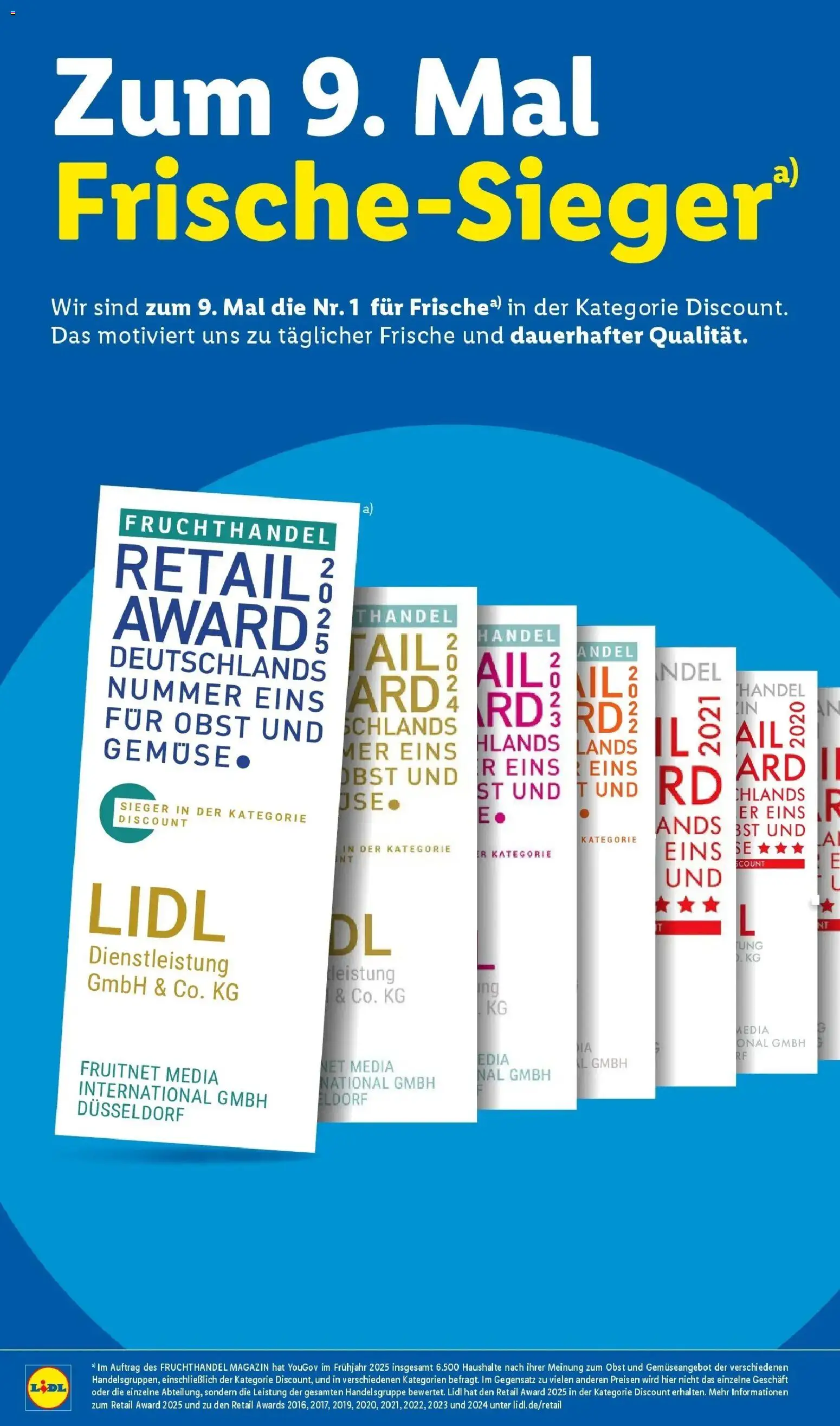 Vorschau von dem Prospekt des Geschäftes Lidl, gültig ab dem 07.09.2026 - Gemüse, Obst, Magazin