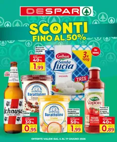 Anteprima dell'opuscolo Despar volantino Sardegna dal negozio Despar valido da 04/06/2026