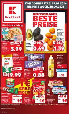 Vorschau von dem Prospekt des Geschäftes Kaufland, gültig ab dem 24.09.2026