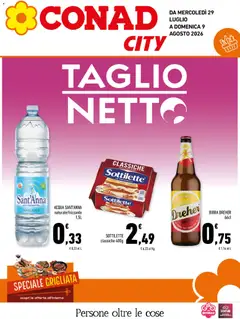 Anteprima dell'opuscolo Conad volantino City Sicilia dal negozio Conad valido da 29/07/2026