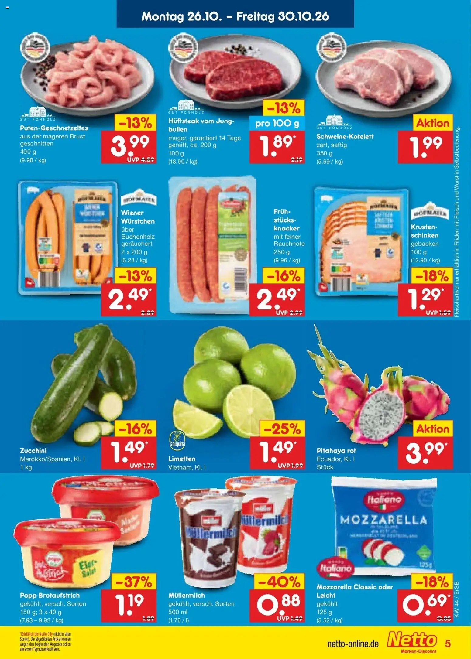Vorschau von dem Prospekt des Geschäftes Netto Marken-Discount, gültig ab dem 26.10.2026