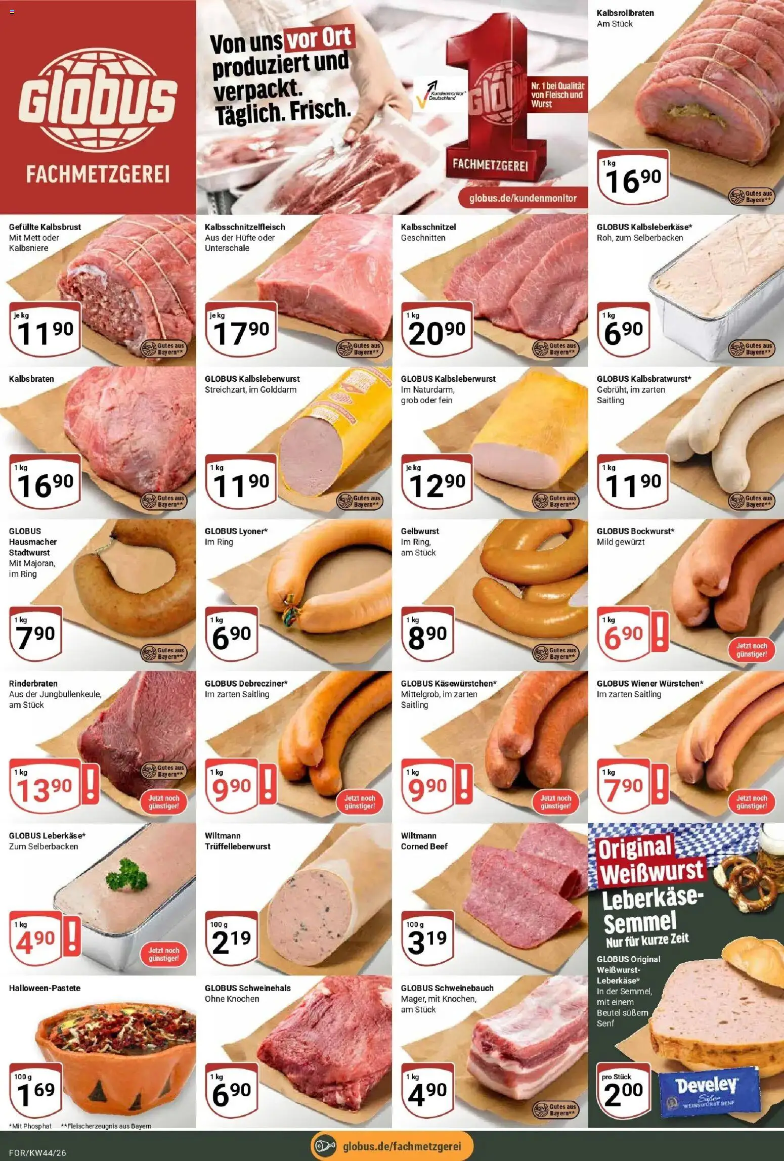 Vorschau von dem Prospekt des Geschäftes Globus, gültig ab dem 26.10.2026