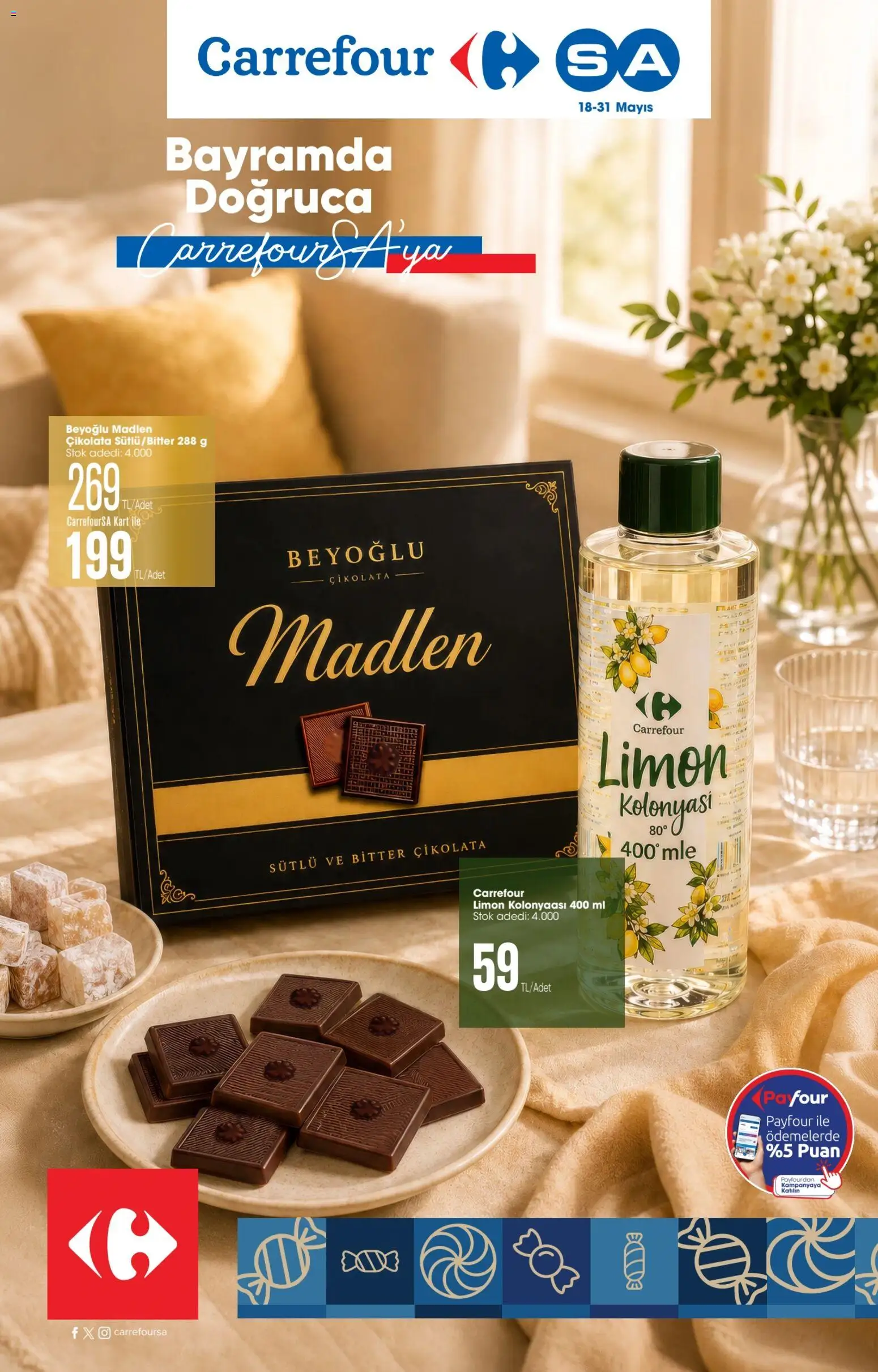 CarrefourSA CarrefourSA Katalog 18.05.2026 - Broşürünün önizlemesi - Çikolata, Limon