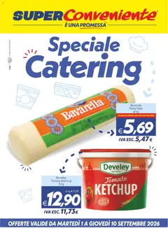 Anteprima dell'opuscolo SuperConveniente volantino Catering Enna, Misterbianco dal negozio SuperConveniente valido da 01/09/2026