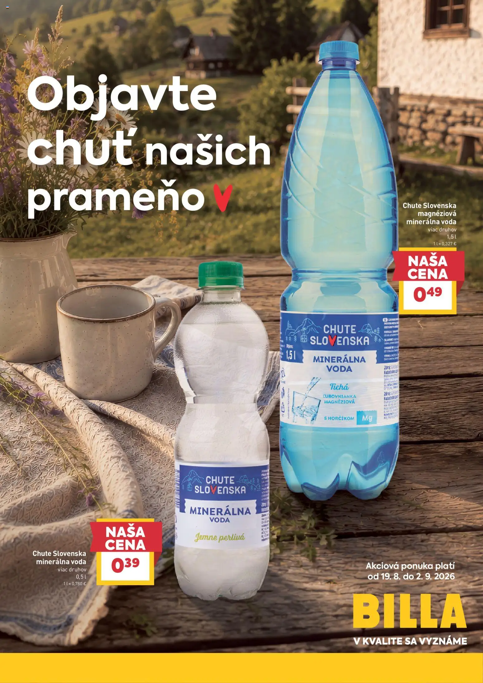 Náhľad Billa letáku platného od 19.08.2026