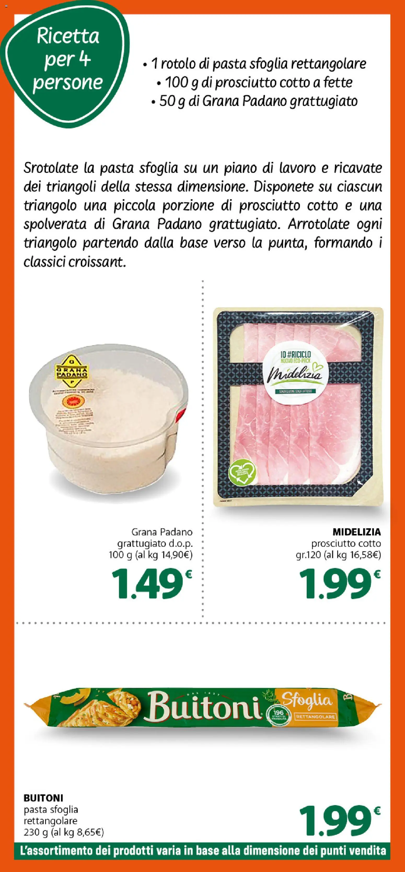Anteprima dell'opuscolo DOK volantino Speciale brunch dal negozio DOK valido da 16/10/2026 - Pasta, Pasta sfoglia, Prosciutto, Prosciutto Cotto, Grana Padano