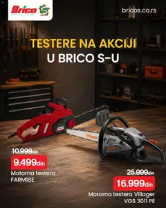 Pregled Brico S kataloga - važi od 20.08.2026
