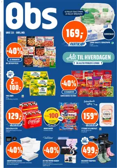 Forhåndsvis Coop Obs kundeavis fra butikk Coop Obs gyldig fra 10/08/2026