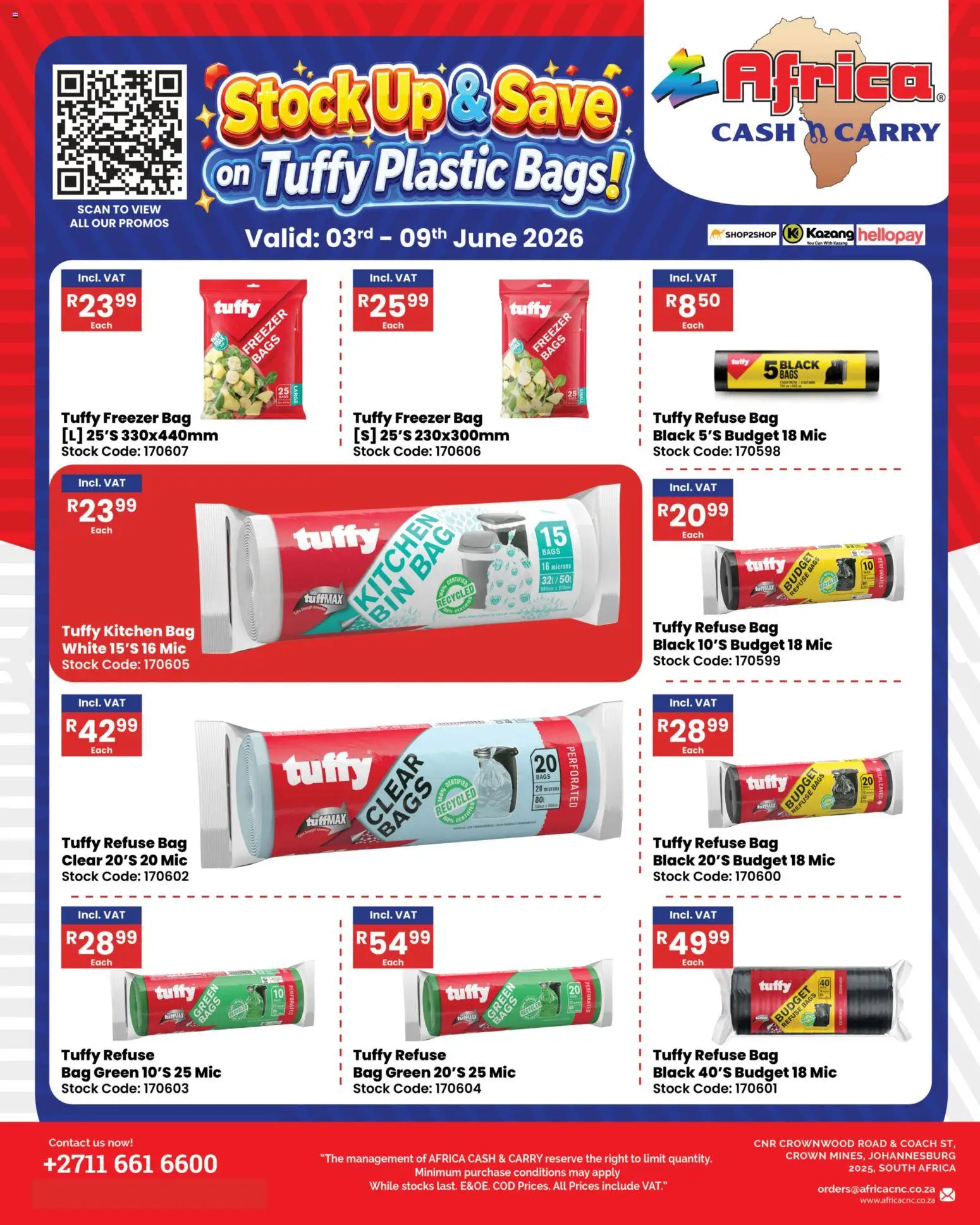 Preview of Africa Cash & Carry flyer valid from 03/06/2026